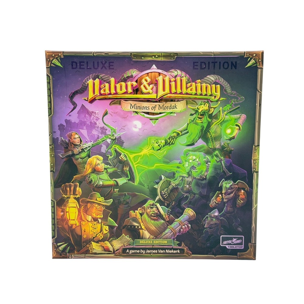 Skybound Valor & Villainy Minions of Mordak Board Game Deluxe Edition Fantasy - Picture 2 of 9